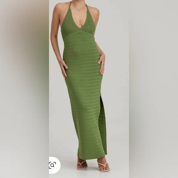 Finders Keepers | Dresses | Finders Keepers Iggy Knit Midi Dress In Fernnew  With Tags | Poshmark